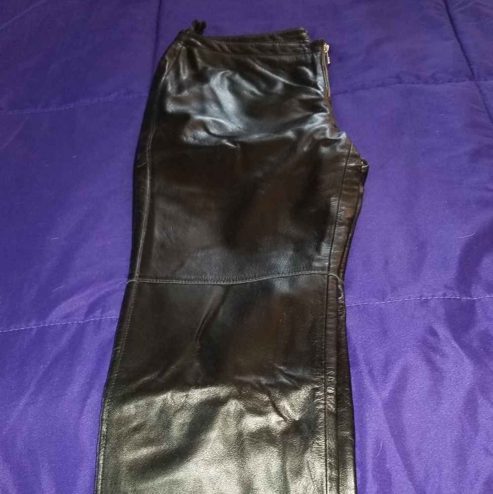 Leather pants